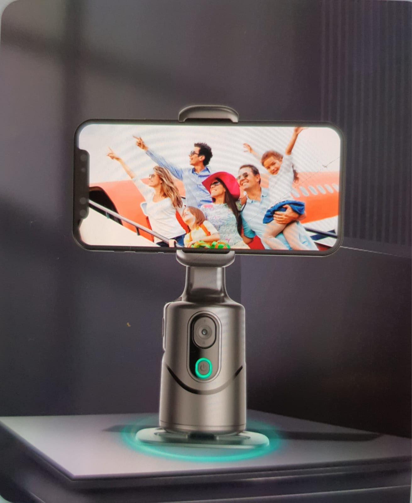 Phone holder with AI auto - tracking and adjustable tripod - Dellixo Selfie Gadget
