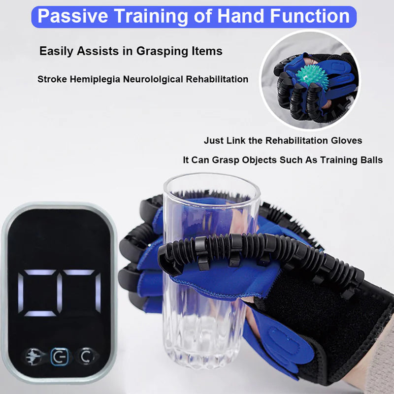 USB powered lightweight robotic gloves set for daily hand practice and movement support